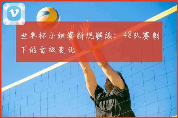 世界杯小组赛新规解读:48队赛制下的晋级变化